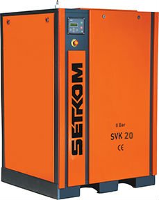 SVK 20 BELT-PULLEY DRIVE SCREW COMPRESSOR